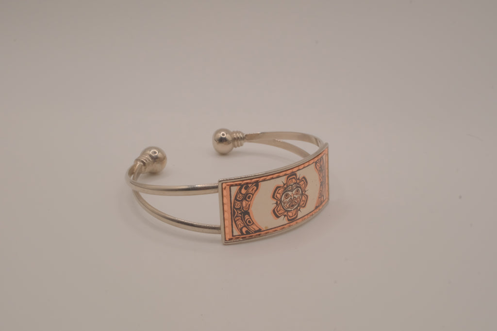 Indigenous style Native Sun Totem bracelet