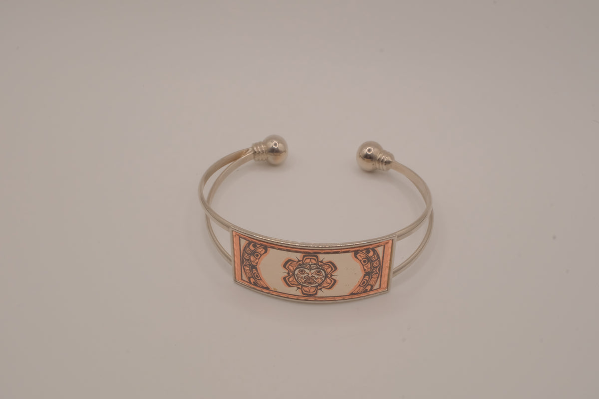 Indigenous style Native Sun Totem bracelet