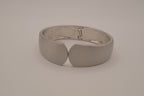 Silver-tone wide cuff bracelet&nbsp;