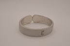 Silver-tone wide cuff bracelet&nbsp;