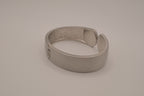 Silver-tone wide cuff bracelet&nbsp;