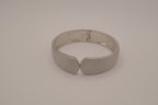 Silver-tone wide cuff bracelet&nbsp;