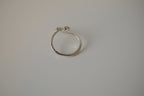 Silver tone Peacock ring
