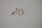 Silver tone Peacock ring