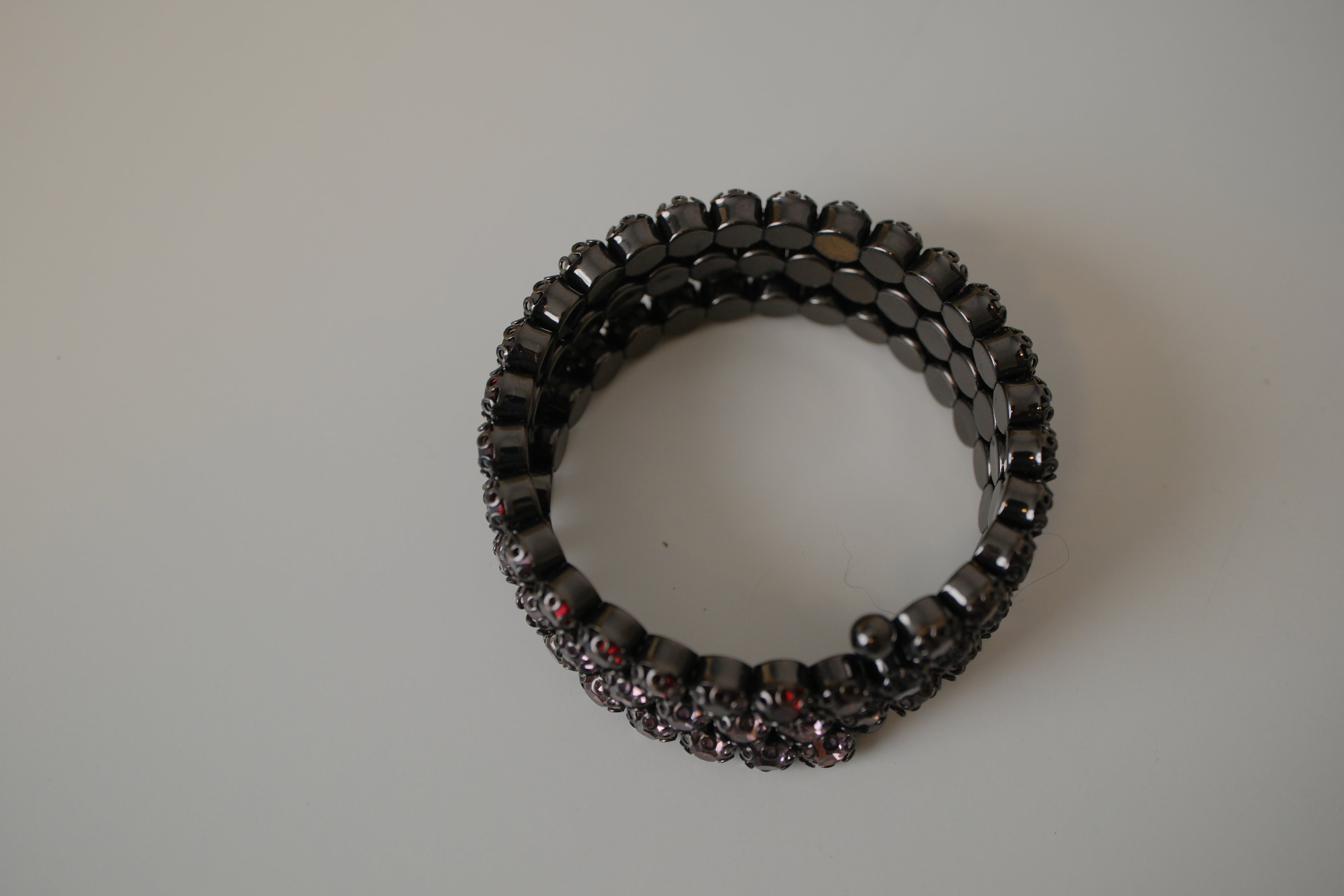 Multi-strand Dark stones wrap bracelet