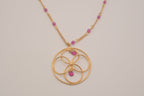 Vintage Avon gold-tone interlocking circle necklace
