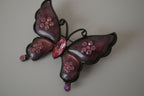 Purple gradient butterfly Brooch