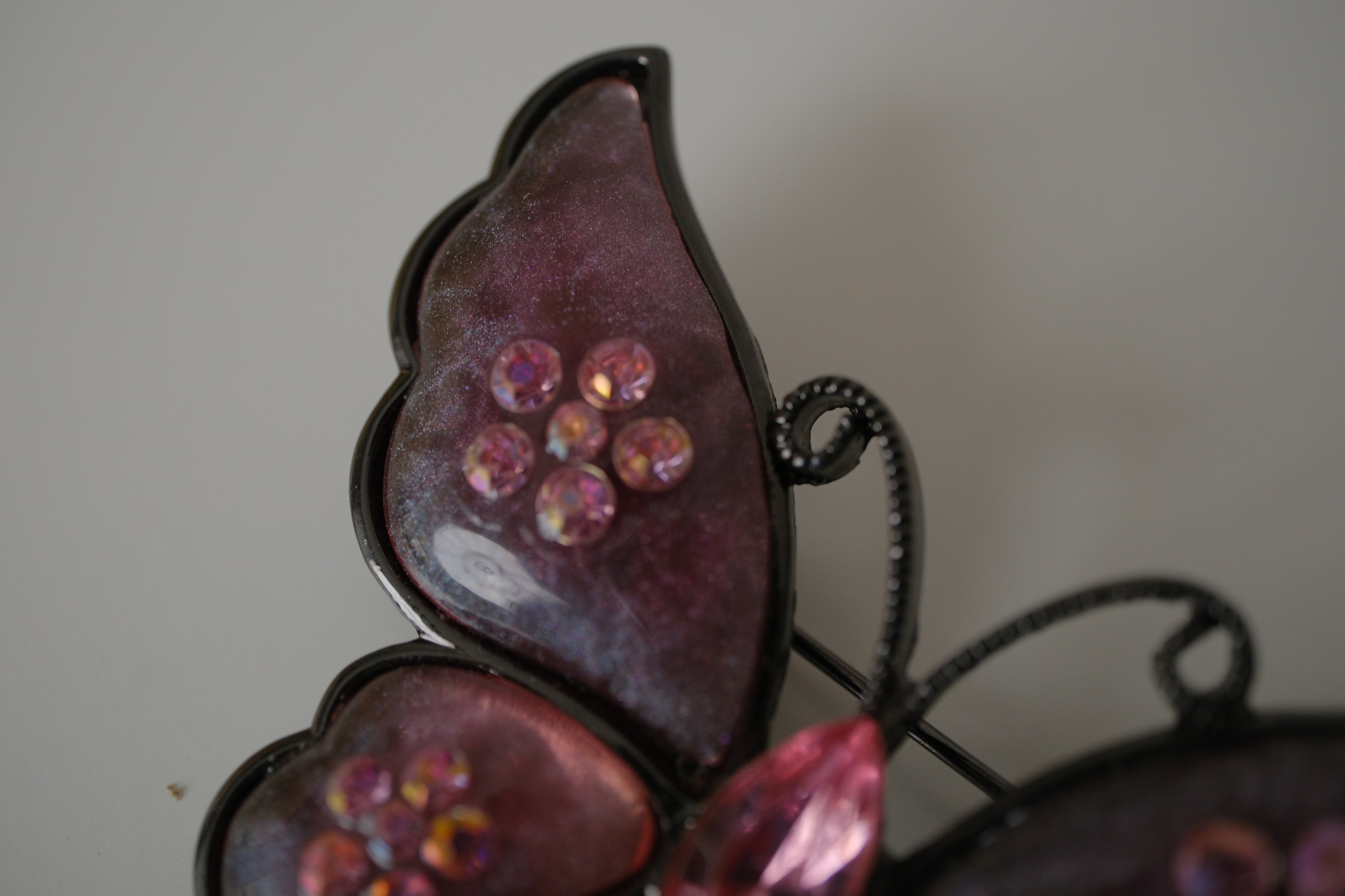 Purple gradient butterfly Brooch