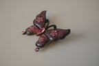 Purple gradient butterfly Brooch