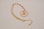 Vintage Avon gold-tone interlocking circle necklace