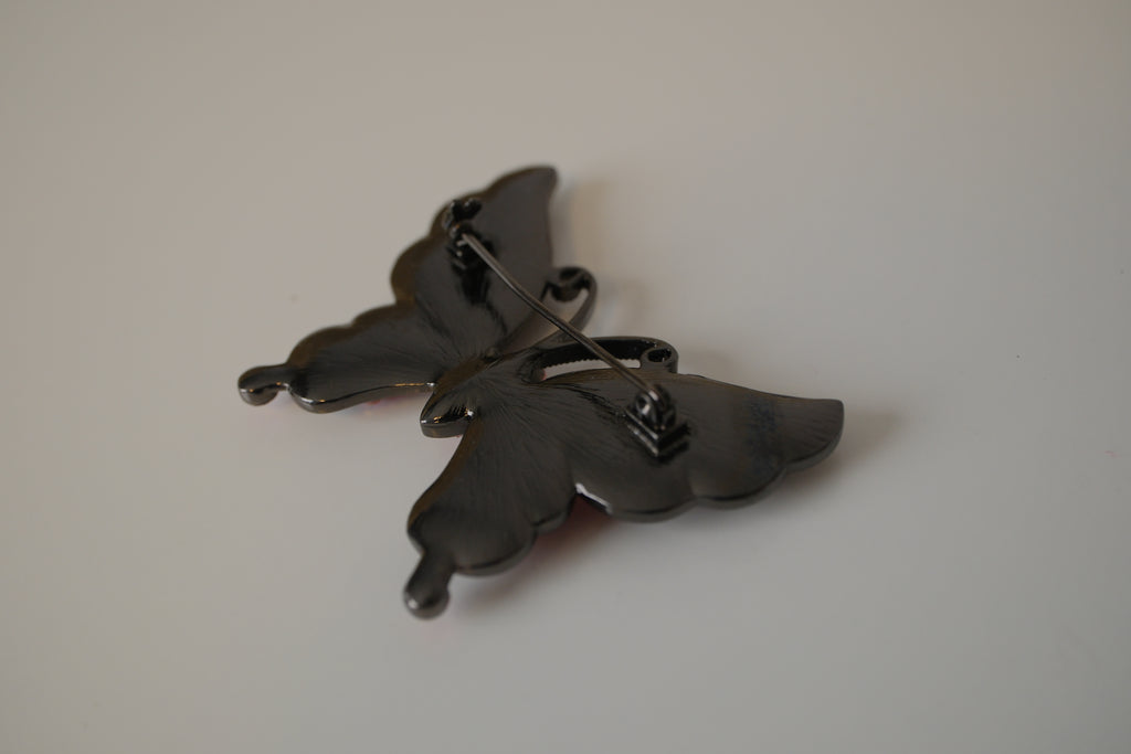 Purple gradient butterfly Brooch