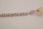 Vintage Sterling silver Byzantine chainmaille bracelet