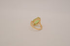 Dragonfly Leaf Marquise Ring
