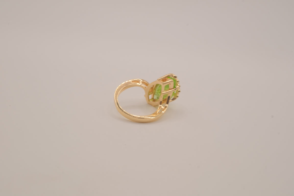 Dragonfly Leaf Marquise Ring
