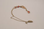 Vintage Avon red statement gem jeweled Y-neck drop necklace