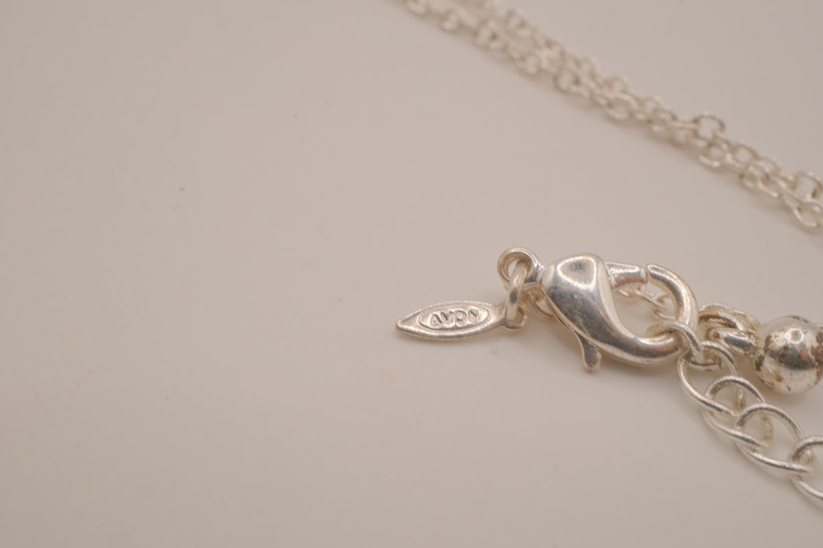 Vintage Avon "Y" design circle lariat necklace