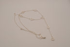 Vintage Avon "Y" design circle lariat necklace