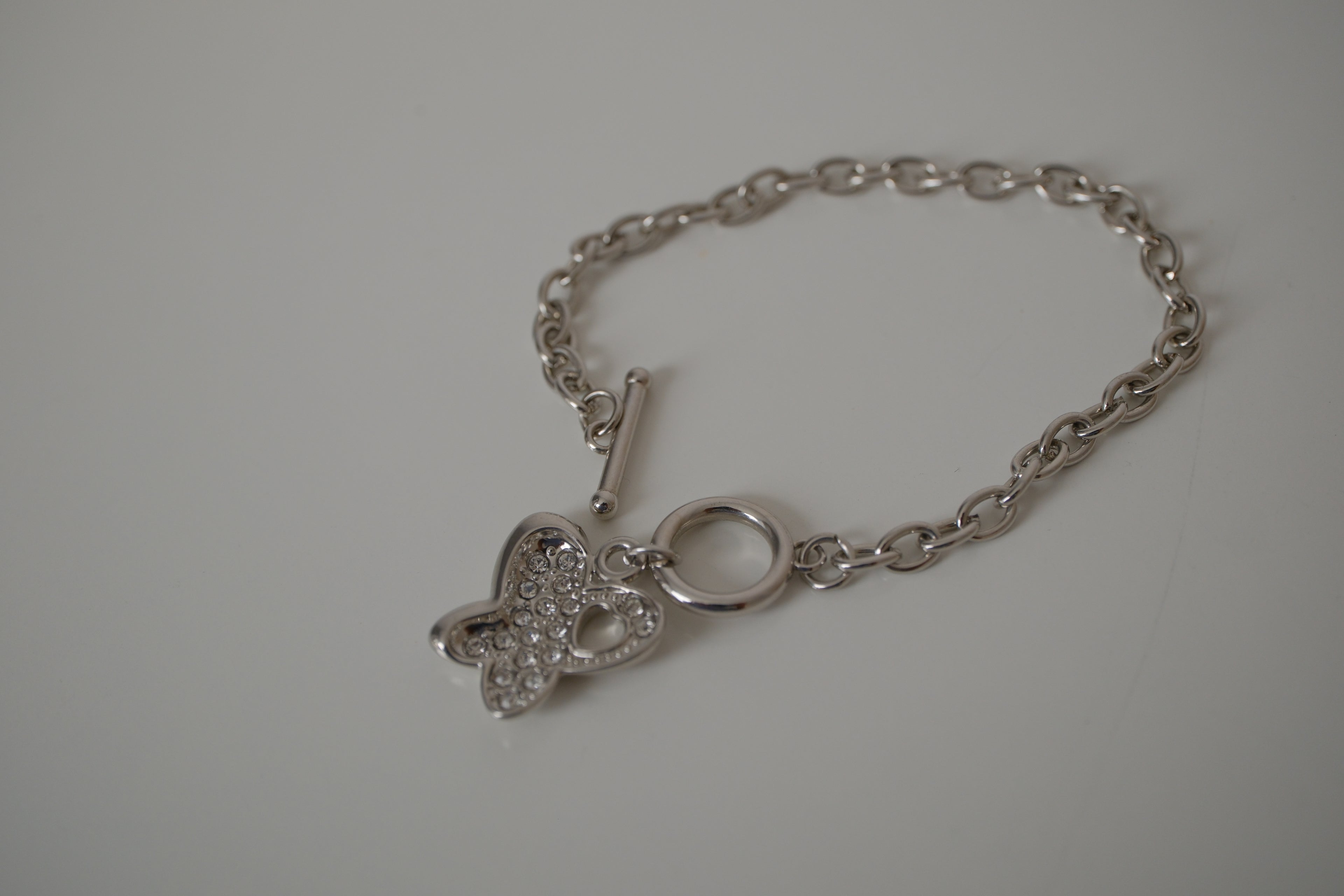 Butterfly charm bracelet