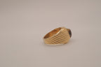 Vintage 18K Tiger's eye Signet ring