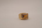 Vintage 18K Tiger's eye Signet ring