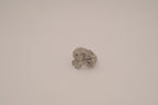 Vintage sculpted pewter angel ring