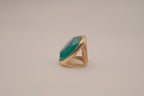 Vintage large oval cocktail ring
