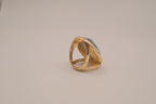 Vintage large oval cocktail ring