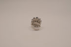 Vintage Black rhinestones cluster statement ring