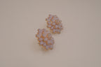 Vintage flower stud earrings