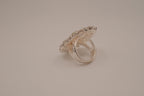Vintage oversized oval cocktail ring