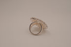 Vintage oversized oval cocktail ring