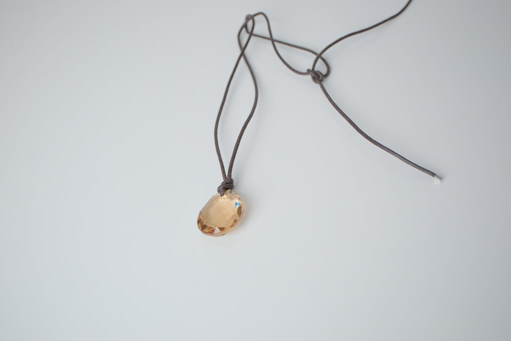 Swarovski Galet Light Colorado Topaz Pendant