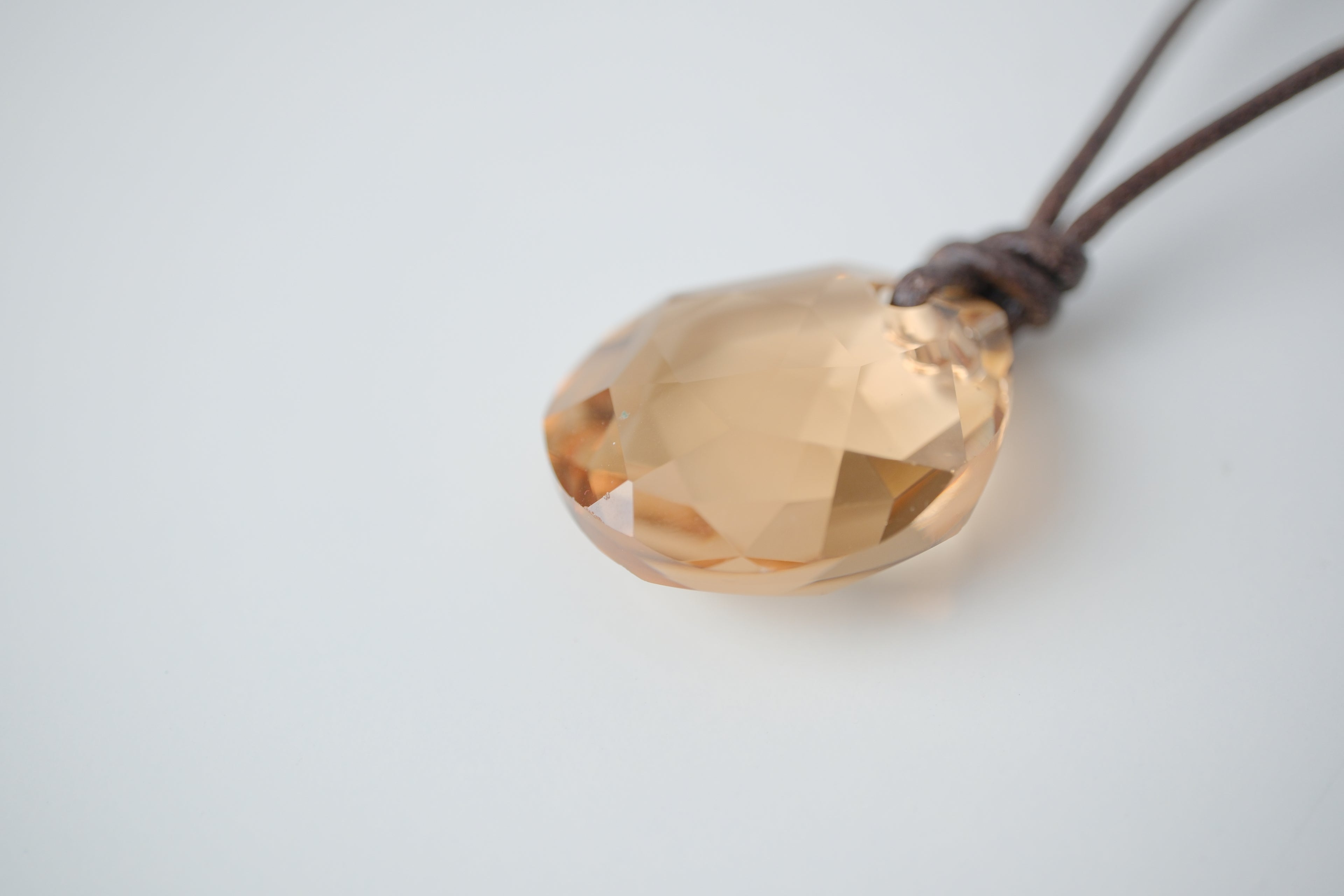 Swarovski Galet Light Colorado Topaz Pendant