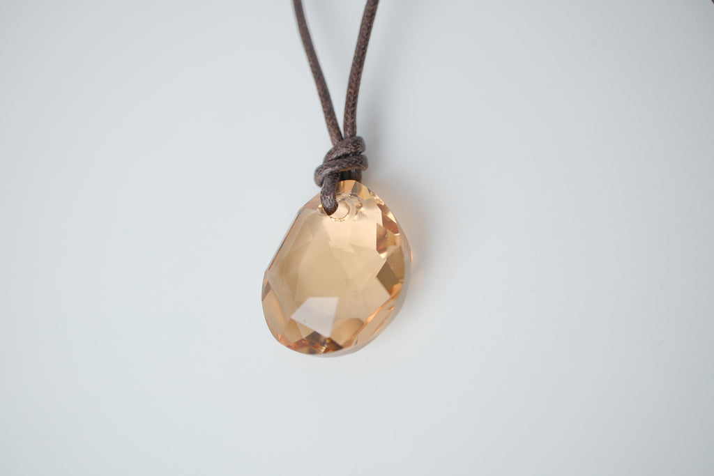 Swarovski Galet Light Colorado Topaz Pendant