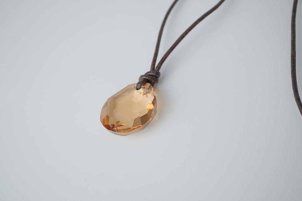 Swarovski Galet Light Colorado Topaz Pendant