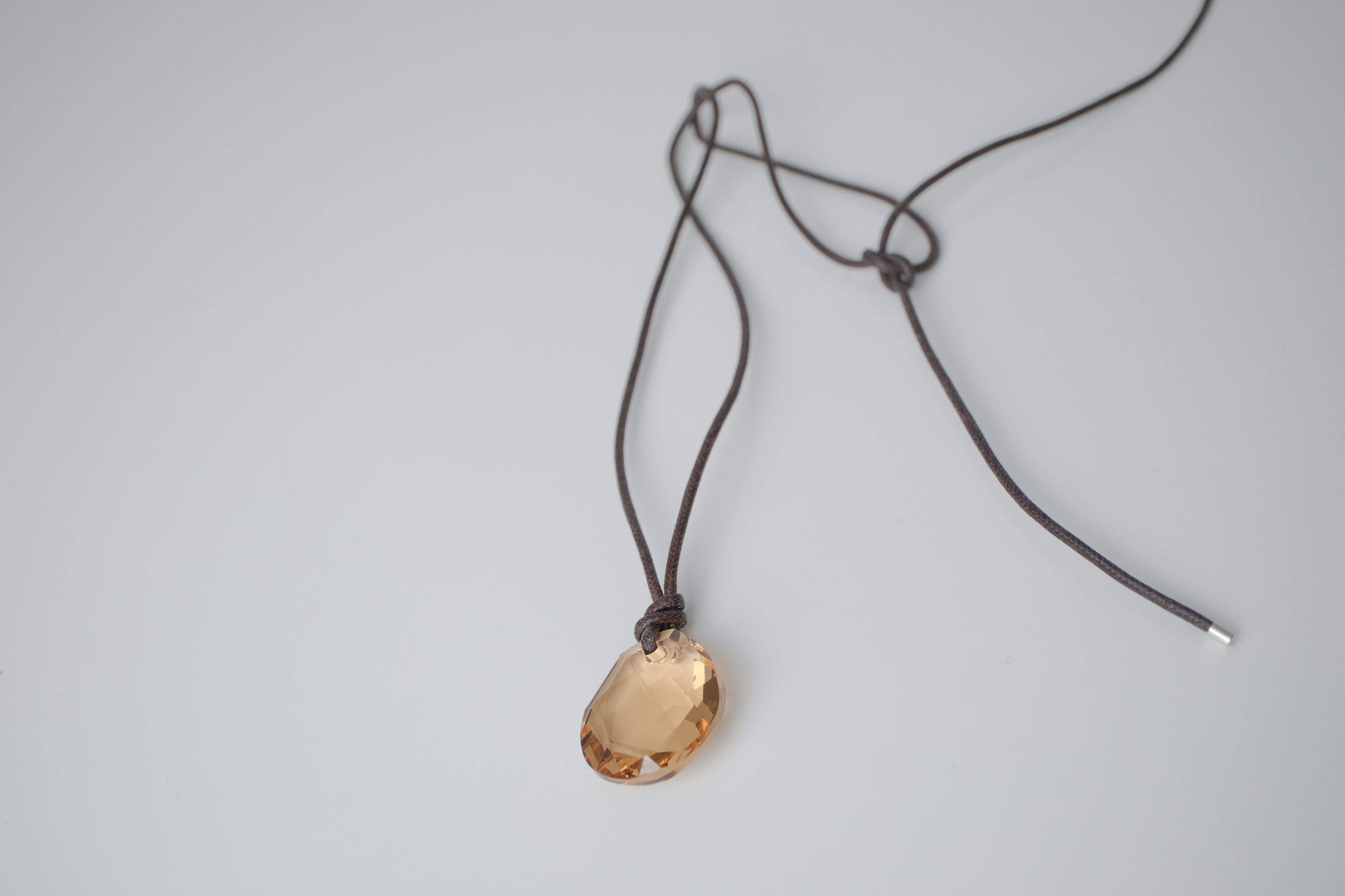 Swarovski Galet Light Colorado Topaz Pendant