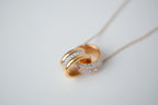Swarovski Gold Tone Further Crystal Pendant chain