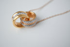 Swarovski Gold Tone Further Crystal Pendant chain