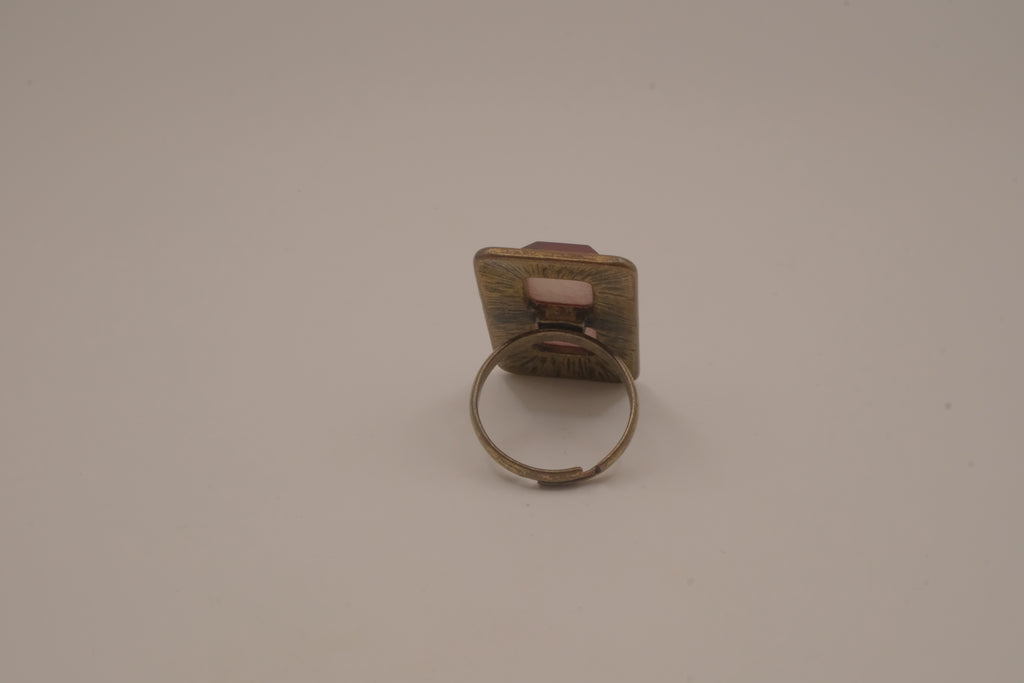 Vintage chunky gold dome cocktail ring
