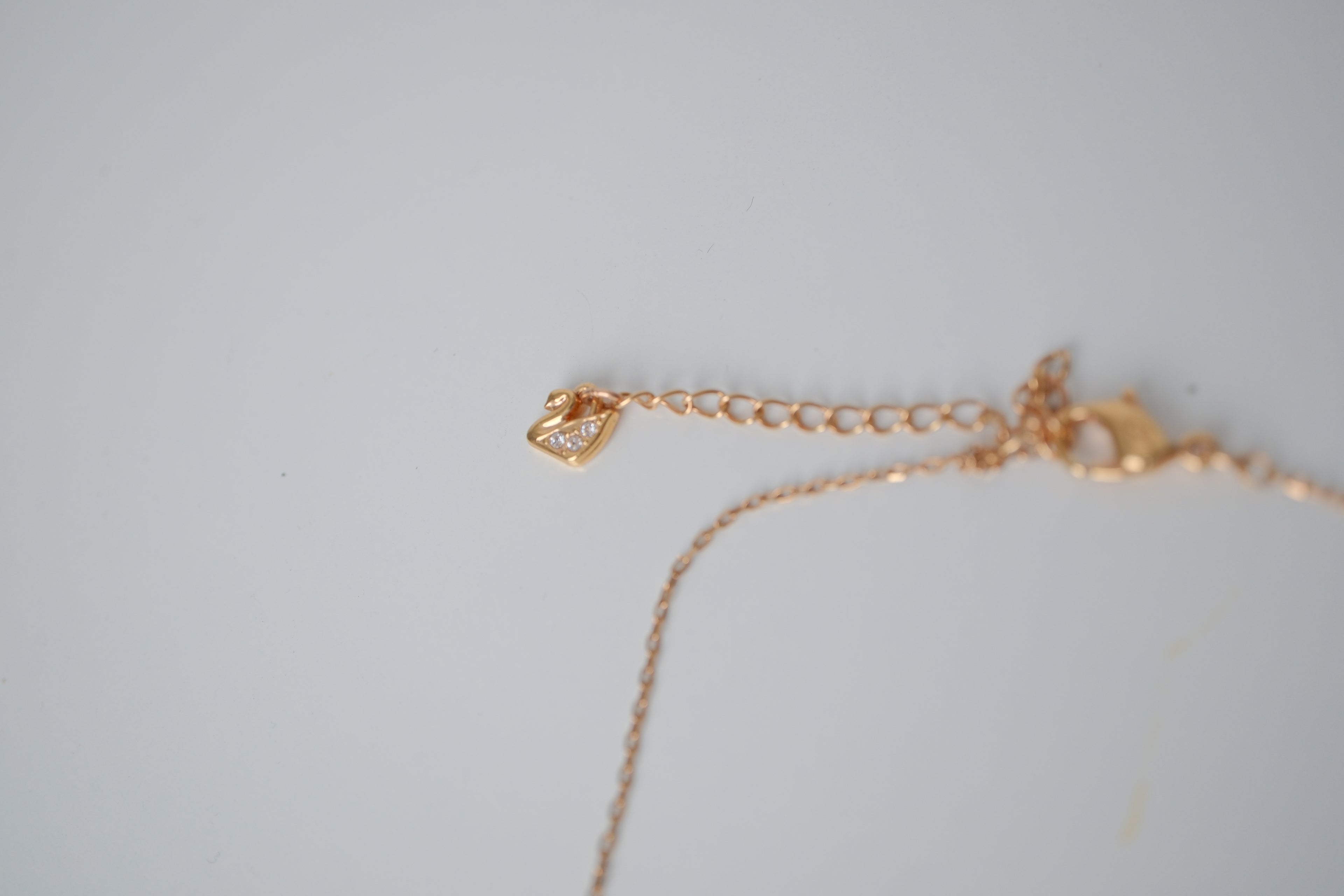 Swarovski Gold Tone Further Crystal Pendant chain