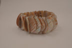 Vintage mother of pearl shell stretch bracelet