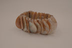 Vintage mother of pearl shell stretch bracelet