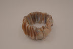 Vintage mother of pearl shell stretch bracelet