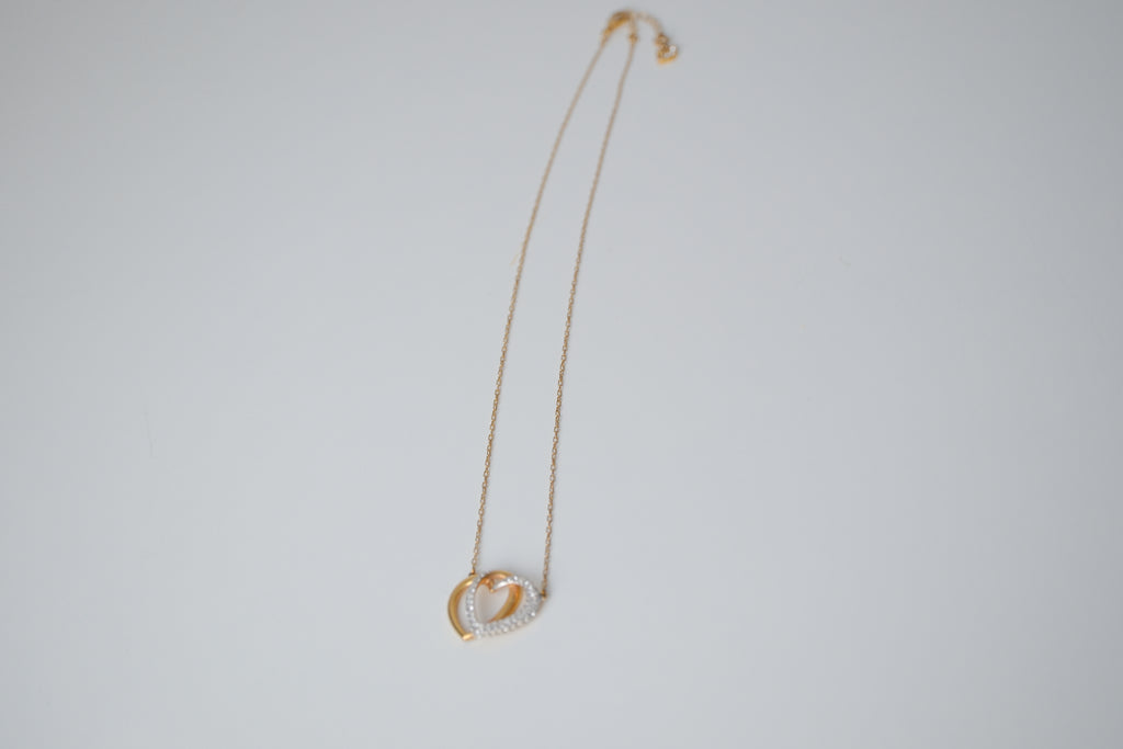 Swarovski Gold Plated Dear Heart Pendant necklace