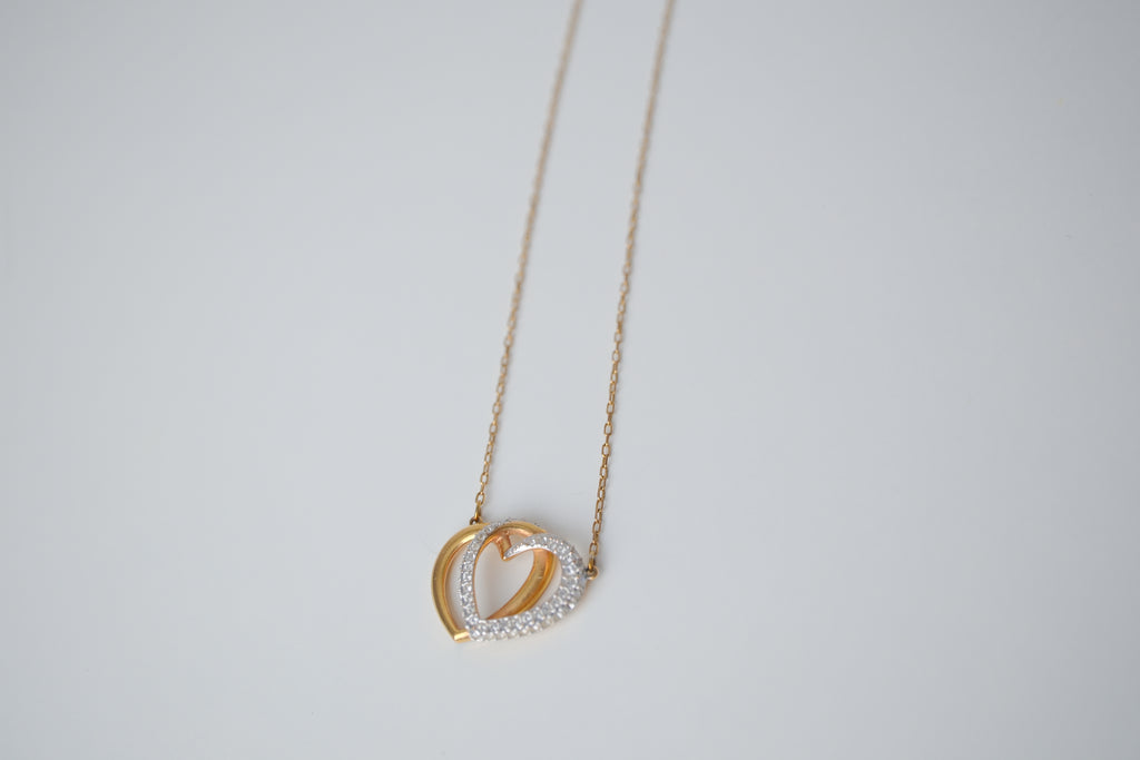 Swarovski Gold Plated Dear Heart Pendant necklace