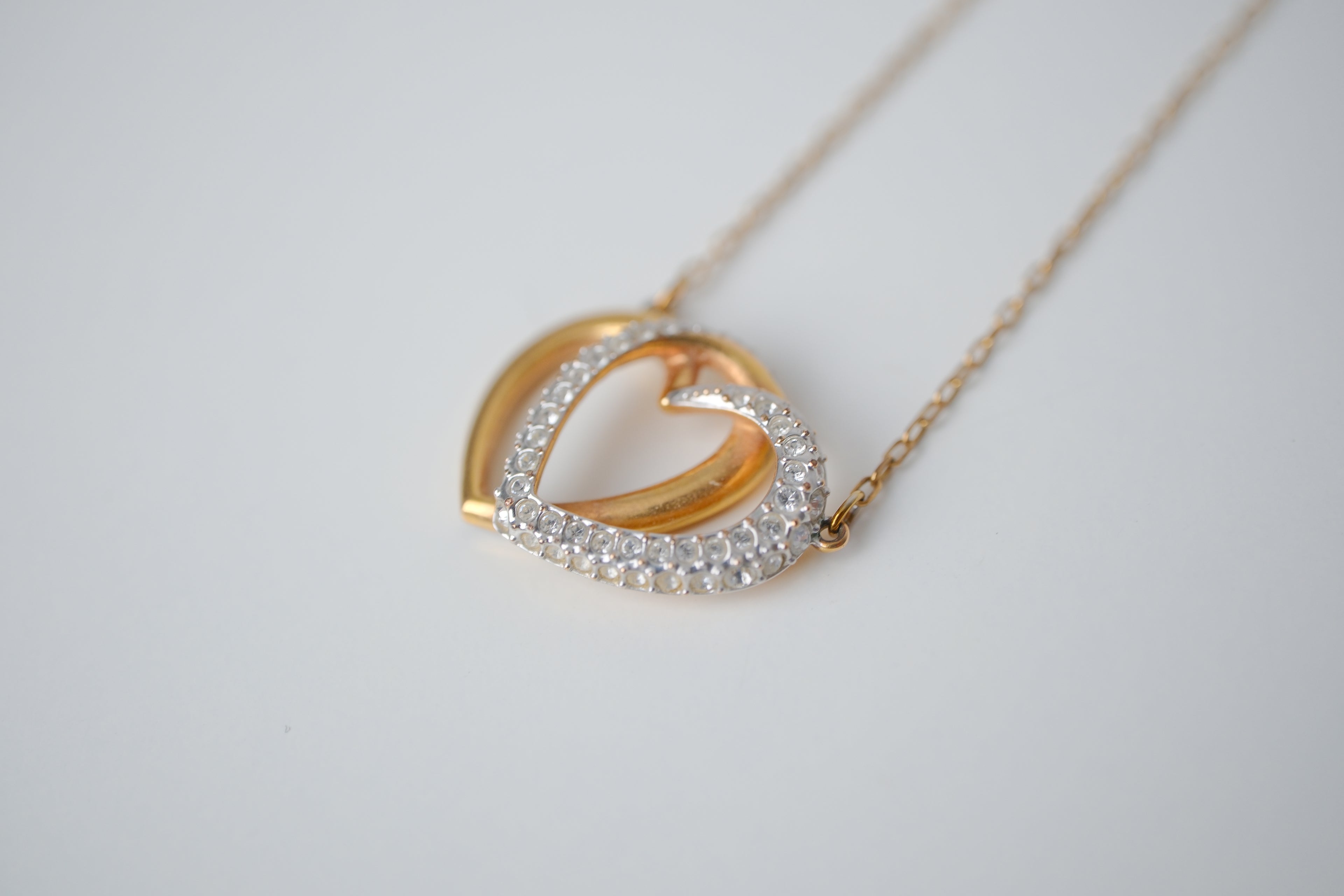 Swarovski Gold Plated Dear Heart Pendant necklace