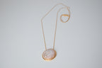 Swarovski Rose Gold plated Large Fun Pendant Necklace