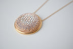 Swarovski Rose Gold plated Large Fun Pendant Necklace