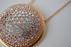 Swarovski Rose Gold plated Large Fun Pendant Necklace