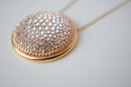 Swarovski Rose Gold plated Large Fun Pendant Necklace